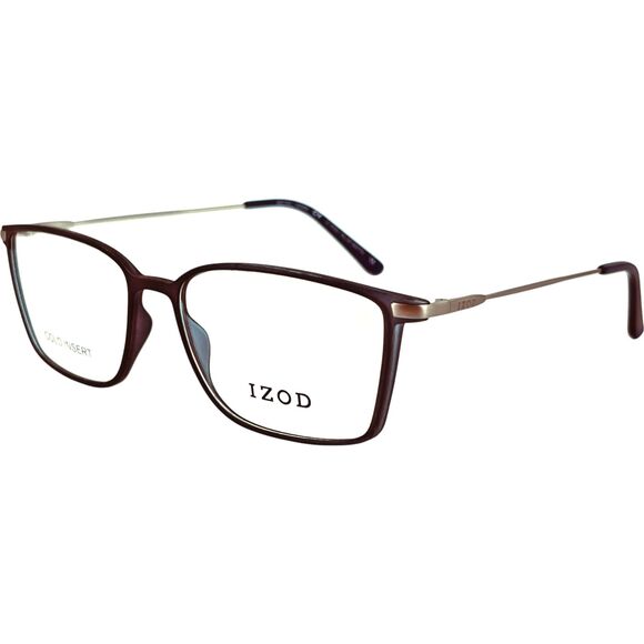 Izod 2033 Mens Eyeglass Frame Blue Matte